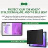 ANBAC Removable Privacy Screen Protector for 11 inch Samsung Galaxy Tab S7 (2020) and Galaxy Tab S8 (2022),Blue Light Blocking Security Screen Potector,Anti-Fingerprint,Scratch Resistant view 3