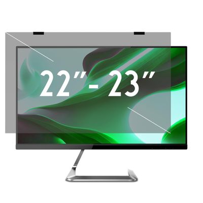 ANBAC Hang Type Privacy Screen Filter for 22"W 23"W9 23.6"W9 23.8"W9 Computer Monitors, Eye Protection Blocking Blue Light & UV - Computer Screen Privacy Shield, Anti-Scratch, Anti-Static, Dustproof