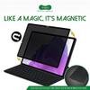 ANBAC Removable Privacy Screen Protector for 12.4 inch Samsung Galaxy Tab S7 Plus (2020) and Galaxy Tab S8 Plus (2022),Tinted Magnetic Private UV Filter,Anti-Fingerprint view 4