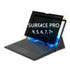 ANBAC Removable Privacy Screen Protector for 12.3 inch Microsoft Surface Pro 7, 7 Plus, 6, 5, and 4 (2021/2018/2017/2015) - Blue Light Blocking Security Screen Potector | Anti-Fingerprint Paper view 1