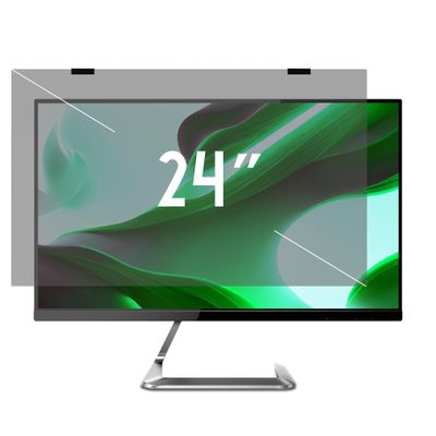 ANBAC Hang Type Privacy Screen Filter for 24" W 24" W9 Computer Monitors, Eye Protection Blocking Blue Light & UV - Computer Screen Privacy Shield, Anti-Scratch, Anti-Static, Dustproof