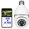 Light Bulb Security Camera 2.4GHz & Wireless WiFi Outdoor, 1080P Light Socket, Indoor 360 Home Security Cameras, Full Color Day and Night, Smart Motion Detection (1PC, Support 5G) view 1