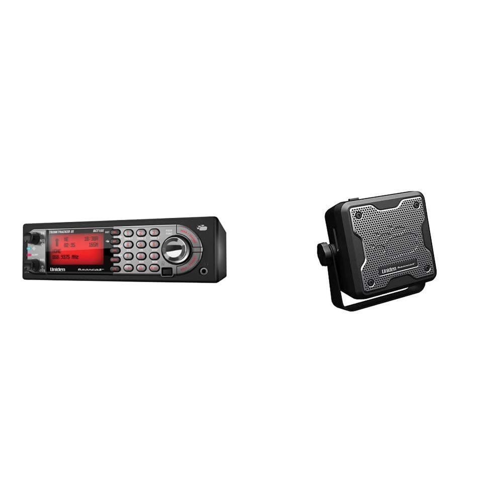 Uniden BearTracker Scanner (BCT15X) and External Communications Speaker Bundle