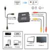 TXY MINI HDMI-Compatible to RCA AV/CVBS Composite Video AV Converter Adapter HDMI2AV for TV VHS VCR DVD (Black) view 2