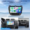 Android 15 Car Stereo for Honda Accord 2003-2007 Radio Wireless Carplay Android Auto 10.1 inch 1080P HD IPS Touch Screen DSP EQ Built-in GPS MirrorLink WiFi Bluetooth FM/RDS AHD Backup Camera Mic view 2