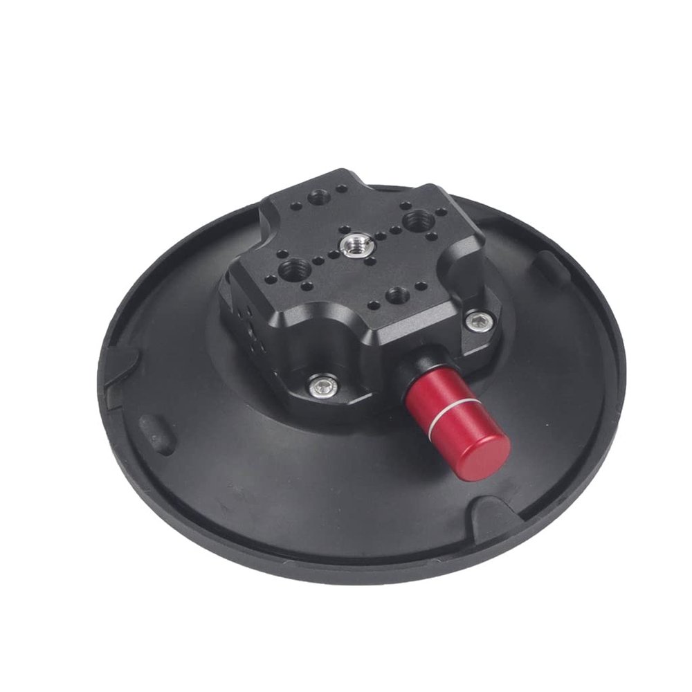 BGNing Suction Cup Mount, Suction Cup Camera Car Mount, Action Camera Cup Suction Mount for Car Photography Suction Cup Action Camera Bracket(3inch/4.5inch/6inch) (4.5 inch,Black)