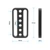 CAMVATE Universal Cheese Plate Extension Plate with 1/4"-20 Mounting Points for Photographic Accessory DIY Configuration - 3101 view 2
