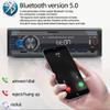 Car Radio Bluetooth 4 x 45W Universal 1 Din Car Stereo Bluetooth Hands-free Built-in Microphone 4X45W Car Radio Receiver, App Control/Dual USB/TF/FM/AUX/WMA/WAV/MP3 Media Player with 7 Colorful Lights view 2