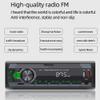 Car Radio Bluetooth 4 x 45W Universal 1 Din Car Stereo Bluetooth Hands-free Built-in Microphone 4X45W Car Radio Receiver, App Control/Dual USB/TF/FM/AUX/WMA/WAV/MP3 Media Player with 7 Colorful Lights view 3