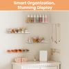 upsimples 4 Pcs 15" Acrylic Shelves for Wall Storage and Organizer, Clear view 4
