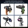 Universal Cell Phone Adapter Mount Compatible with Binocular Monocular Spotting Scope Telescope and Microscope for Moto Etc Record The Nature of The World view 3