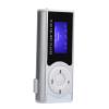 Tiiyee Mp3 Player, Music Player Slim MP3 Support 16GB Extension Card LCD Screen Portable Digital Music Lossless Sound with Earphone USB Cable Mini BackClip for Home Party Sport Running(Silver) view 2
