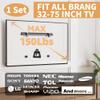 Studless TV Wall Mount, No Drill Drywall TV Bracket Hanger for 32-75 inch Flat Screen TVs, No Anchors, No Stud, Heavy Duty, Renter Friendly, Easy Install with All Hardware Included view 3