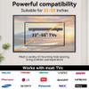 No Stud TV Wall Mount, Studless Drywall TV Mount for 22-55 inch TVs, Low Profile Tv Hanger Max Load 100 lb, No Drill, No Anchors, Easy Install with All Hardware Included view 3