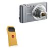 BoxWave Case Compatible with Sony CyberShot DSC-W810 - Manila Leather Envelope, Retro Envelope Style Hip Cover view 1