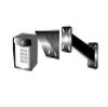 LA Ornamental Aluminum Universal Pad Mount Gate Opener Access Control Keypads 2" x 2" Heavy wall Aluminum 14" in length, Hood Cover Protector 6" x 6", AAS Ridge Gate Keypad 14-500 (Black) view 1