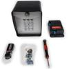 LA Ornamental Aluminum Universal Pad Mount Gate Opener Access Control Keypads 2" x 2" Heavy wall Aluminum 14" in length, Hood Cover Protector 6" x 6", AAS Ridge Gate Keypad 14-500 (Black) view 4