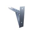 NavePoint Electro Zinc Plated Wire Mesh Cable Tray Bracket, Silver Steel, Triangle, Wall Mount, 300mm, 2 Pack view 4