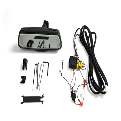 Brandmotion Universal 7.3 LCD Display Mirror FLTW-7692V3 Rear View Mirror with Embedded Full or Split LCD Screen Backup Color View Turns On in Reverse Use w/Aftermarket Camera