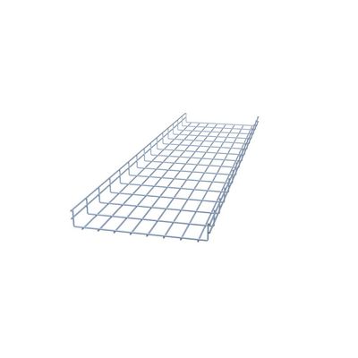 NavePoint Wire Mesh Cable Tray, Electro Zinc Plated, Silver Steel, 1.97 x 15.75 x 59.06 inch, 2-Pack
