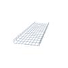 NavePoint Wire Mesh Cable Tray, Electro Zinc Plated, Silver Steel, 1.97 x 15.75 x 59.06 inch, 2-Pack view 1