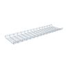 NavePoint Wire Mesh Cable Tray, Electro Zinc Plated, Silver Steel, 1.97 x 15.75 x 59.06 inch, 2-Pack view 2