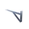 Electro Zinc Plated Wire Mesh Cable Tray Bracket, Silver Steel, Triangle, Wall Mount, 600mm, 2 Pack view 4