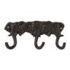 Accent Plus Triple Elephant Wall Hook view 1