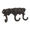 Accent Plus Triple Elephant Wall Hook view 2