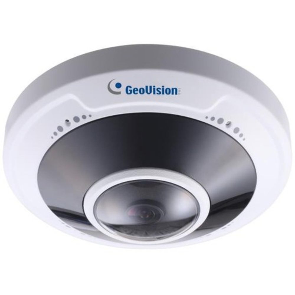 GeoVision GV-FER5702 5MP H.265 Low Lux WDR Pro IR Fisheye Rugged IP Camera