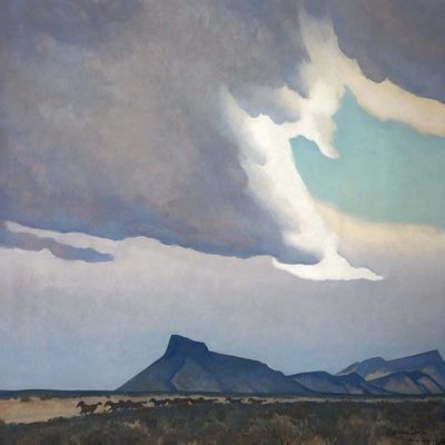 Oncoming Storm : 1941 : Maynard Dixon : Archival Quality Art Print