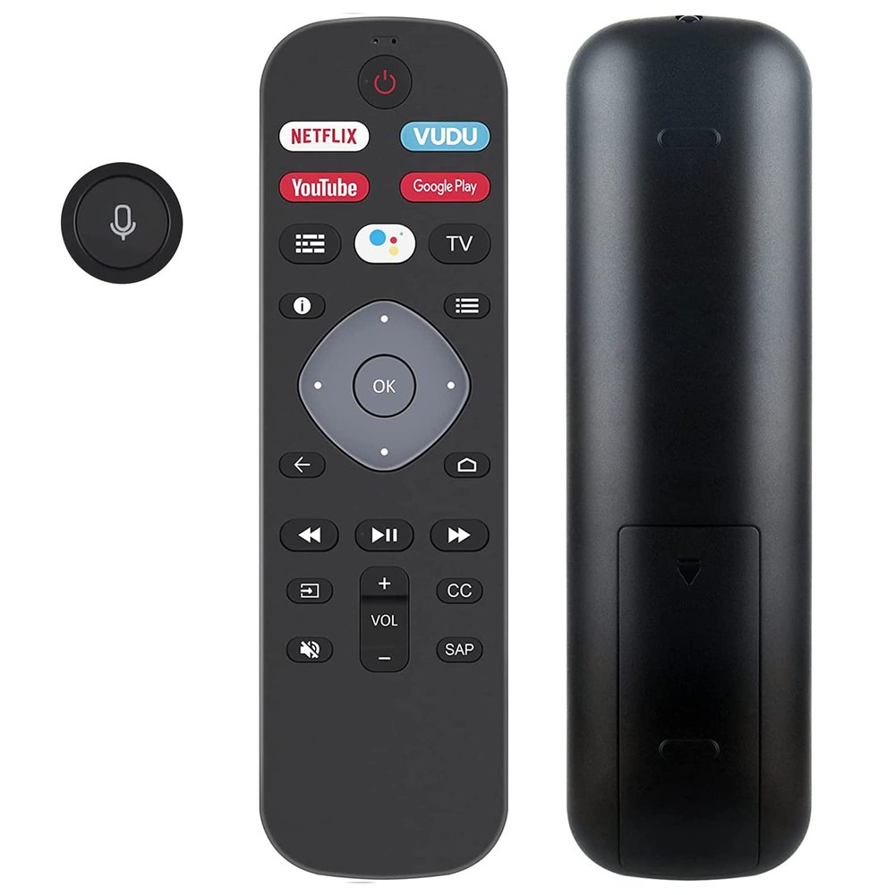 PERFASCIN URMT26RST004 Voice Replaced Remote Control Compatible with Philips 50PFL5704/F7 43PFL5604/F7 50PFL5604/F7 43PFL5704/F7 55PFL5604/F7 55PFL5704/F7 65PFL5504/F7 65PFL5604/F7 65PFL5704/F7