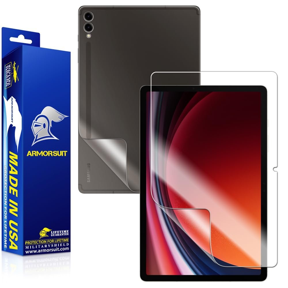 ArmorSuit MilitaryShield Full Body Skin Film + Screen Protector for Samsung Galaxy Tab S8+ 12.4" (2022) - Anti-Bubble HD Clear Film