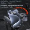 Bike Stem Phone Mount with Quad Safety Buckles  CNC Aluminum Center Holder for iPhone & Android | Quick Install | Anti-Shake Clamp for MTB/Road/Mountain view 4