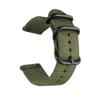 CNYMANY 24mm Universal Ballistic Watch Band, Nylon Canvas Woven Loop Replacement Strap Wristband Buckle Fastener Adjustable Closure for Smart-watch Sport Fitness Tracker - Green view 1