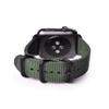 CNYMANY 24mm Universal Ballistic Watch Band, Nylon Canvas Woven Loop Replacement Strap Wristband Buckle Fastener Adjustable Closure for Smart-watch Sport Fitness Tracker - Green view 4