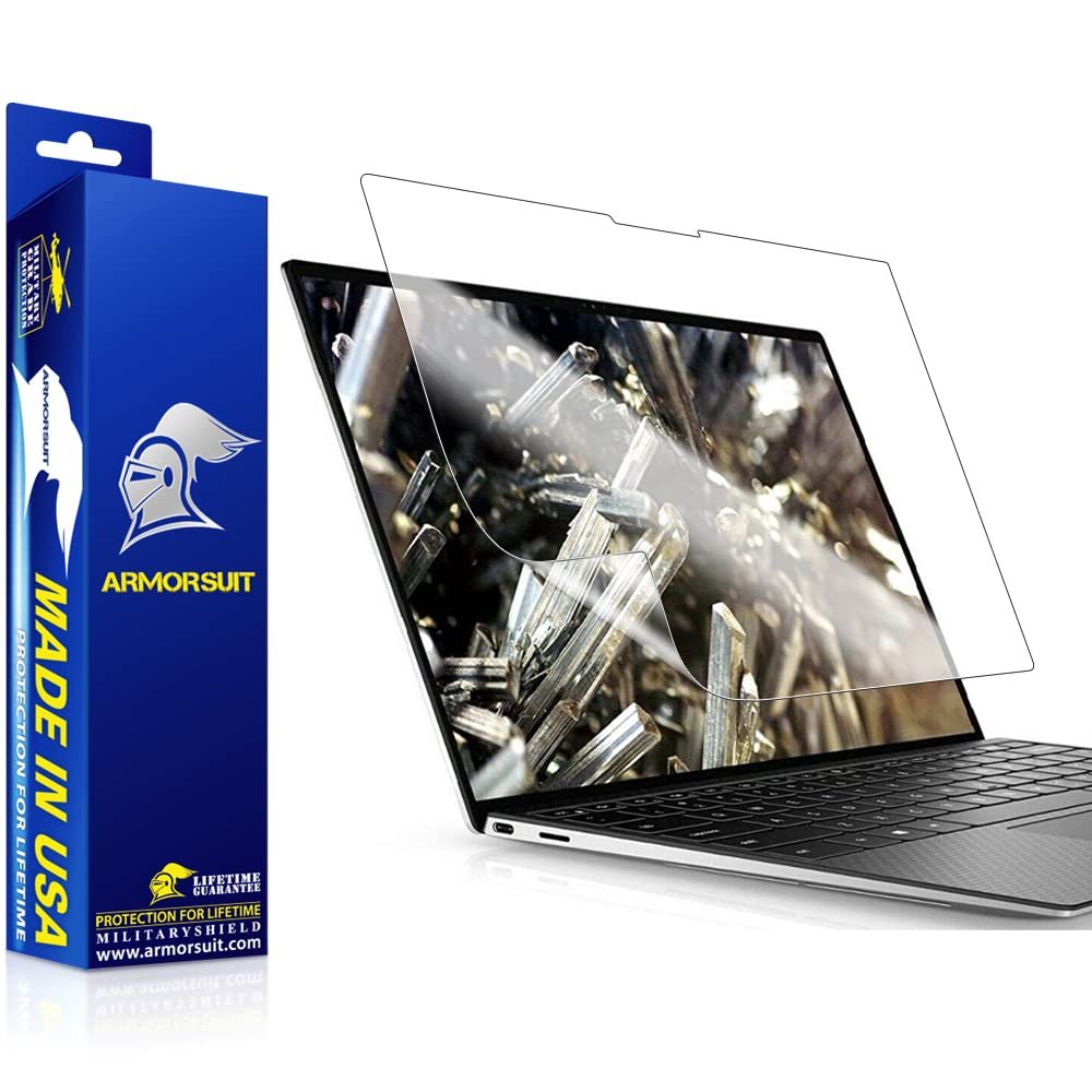 ArmorSuit 2 Pack Screen Protector for Dell XPS 13 9300 4K TouchScreen 2-in-1 13.4 inch MilitaryShield HD Clear Film - Made in USA