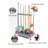 WXZX Broom Holder OrganizerBroom and Mop Holder Put Wet Mops Movable Floor-Mounted Mop Rack Floor Standing Cleaning Tool Cart Storage for Garden Garage Schools, Hospitals, Factories, Hotels view 2