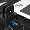 MAIWO Dual Bay Hard Drive Docking Station with Offline Clone for 2.5 3.5 Inch SATA HDD SSD, 3X USB 3.0 Hub Extension, 48TB Capacity, External Hard Drive Duplicator Cloner Copier view 4
