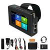 IP Camera Tester, WANLUTECH 4K IP CVBS CVI TVI AHD 4 inch Touchscreen CCTV Test Monitor with PoE/IP discovery/RJ45 Cable Test/PTZ Control(IPC-1800ADH Plus) view 1