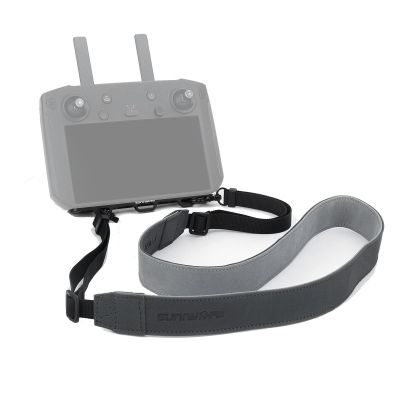 Ngaantyun Neck Strap for DJI Mavic 3/Air 2S Smart Controller Mavic 2/Mini 2 RC Pro Accessories PU Leather Shoulder Lanyard with CNC Aluminum Alloy 3 Hook Mount
