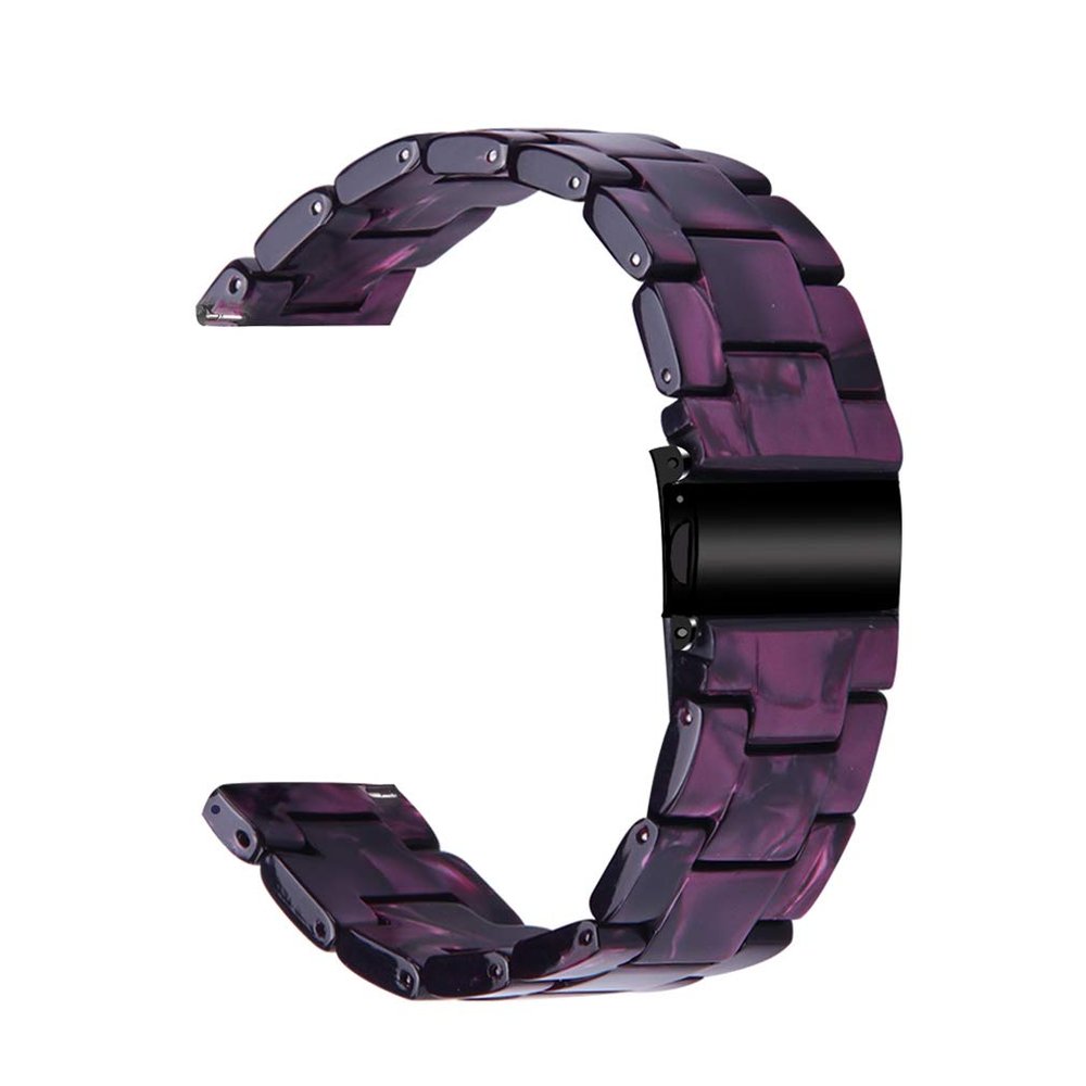 Resin Watch Band Compatible with Amazfit GTS 3GTSGTS 2 GTS 2e GTS 2 MiniGTR 42mmBip U Bands Replacement Adjustable Wristbands Bracelet Strap with Metal Stainless Steel Buckle for Women Men