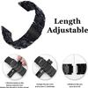 Resin Watch Band Compatible with Amazfit GTS 3GTSGTS 2 GTS 2e GTS 2 MiniGTR 42mmBip U Bands Replacement Adjustable Wristbands Bracelet Strap with Metal Stainless Steel Buckle for Women Men view 2