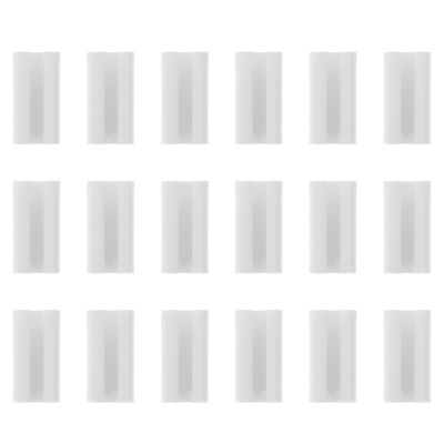 100pcs Shelf Feet Protecter Kitchen Sink Drain Basket Swan Drain Rack Portable Drying Rack Sink Protectors for Kitchen Sink Cord Kitchen Fixtures White Rubber Thread Grid Plastic