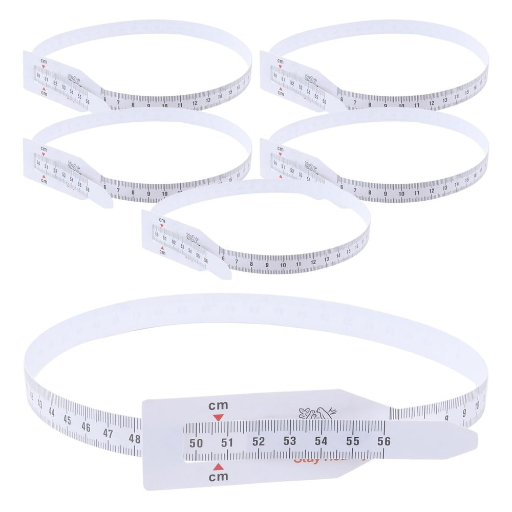 TEHAUX Infant Head Circumference Measuring Tape 22 Inch Flexible Plastic Tape Measure for Baby and Pediatric Arm and Head Measurement Tool Portable and Accurate