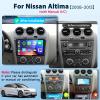 [2G+64G] for Nissan Altima 2008-2012 Android 13 Car Stereo 9 Inch HD Touchscreen Radio, Wireless CarPlay Android Auto GPS WiFi Bluetooth FM/RDS SWC Dual USB HD Backup Camera (Manual A/C) view 2