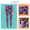 Lularoe One Size OS Console Radios Clock Radio Stereo AM FM Blue Black White Green Red OS-4397-B Buttery Soft Leggings fits Adults 2-10 view 4