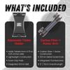 Bulletpoint Mounting Solutions Universal Tablet Mount for Truck Compatible with Apple iPad & Samsung Tablets - 20mm Integrated Ball with 7cm Matte Carbon Fiber + Kevlar Mounting Arm view 4