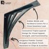 Starby Ravenel Designer Series Heavy Duty Decorative Mantel and Countertop Supports - Beautifully Crafted Corbels for Fireplace, Shelving or Counters - 500 Lb Capacity - (2 Pack) (10"x10"x2") view 4