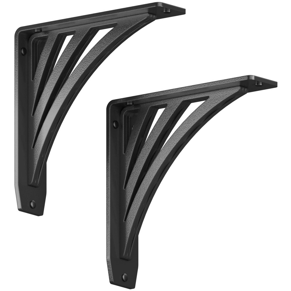 Starby Ravenel Designer Series Heavy Duty Decorative Mantel and Countertop Supports - Beautifully Crafted Corbels for Fireplace, Shelving or Counters - 500 Lb Capacity - (2 Pack) (8"x8"x2")
